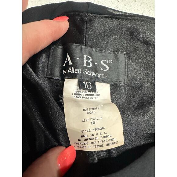 ABS Vintage Formal Dress Halter Style Ruffles tiers Black 10 Elegant HOCO Party - Picture 9 of 13